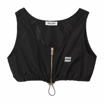 Miu Miu 女士 徽標細節馬甲IT-38 IT-40碼-2