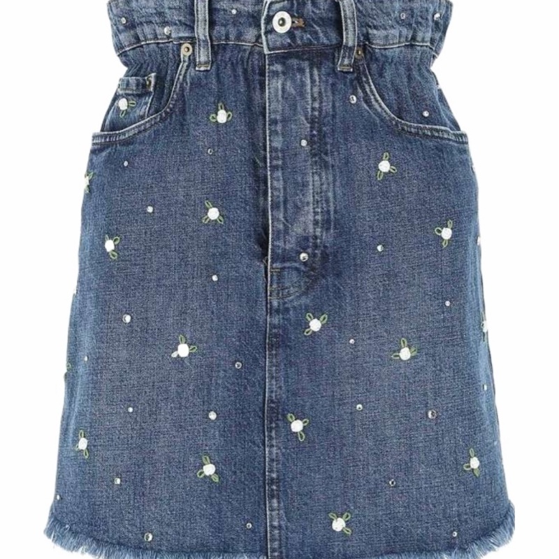 Miu Miu 女士 牛仔半身裙IT-40 IT-42碼-2