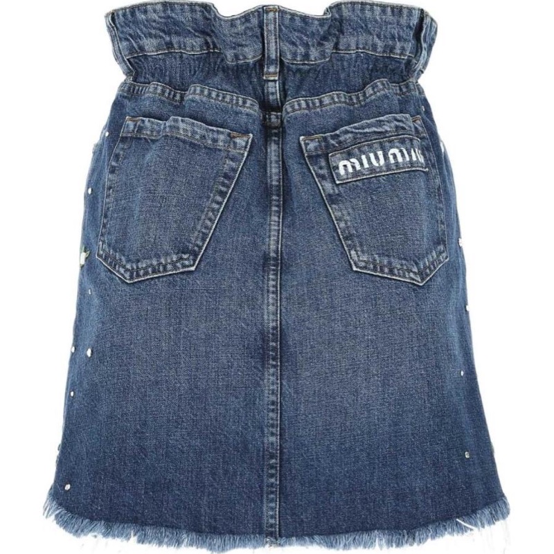 Miu Miu 女士 牛仔半身裙IT-40 IT-42碼-3