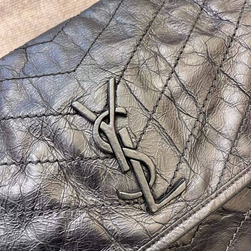 YSL黑銀niki 中號-5