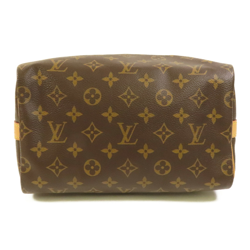 LOUIS VUITTON Monogram Speedy Bandouliere 25金扣手挽肩背兩用袋-3