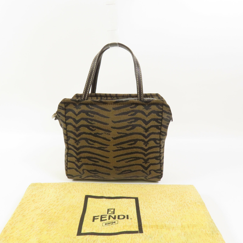 FENDI 帆布Vintage Hand Bag手挽袋-10