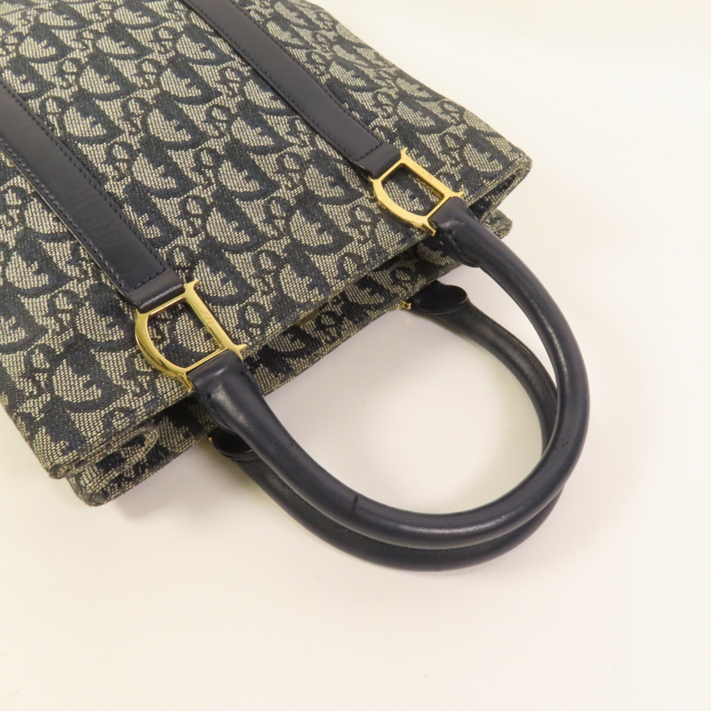 Dior 帆布Tote Bag金扣手挽袋-4