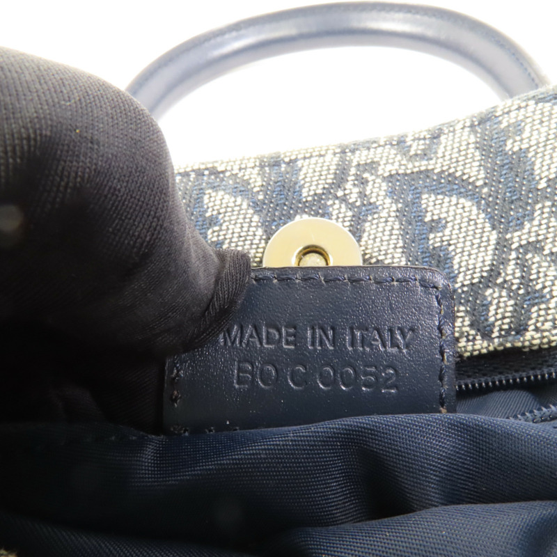 Dior 帆布Tote Bag金扣手挽袋-8