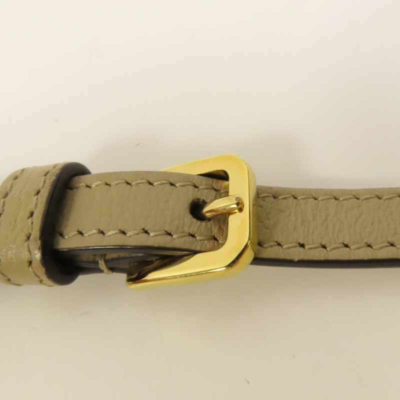 GUCCI 塗層帆布Horsebit 1955 Mini金扣肩背袋-7