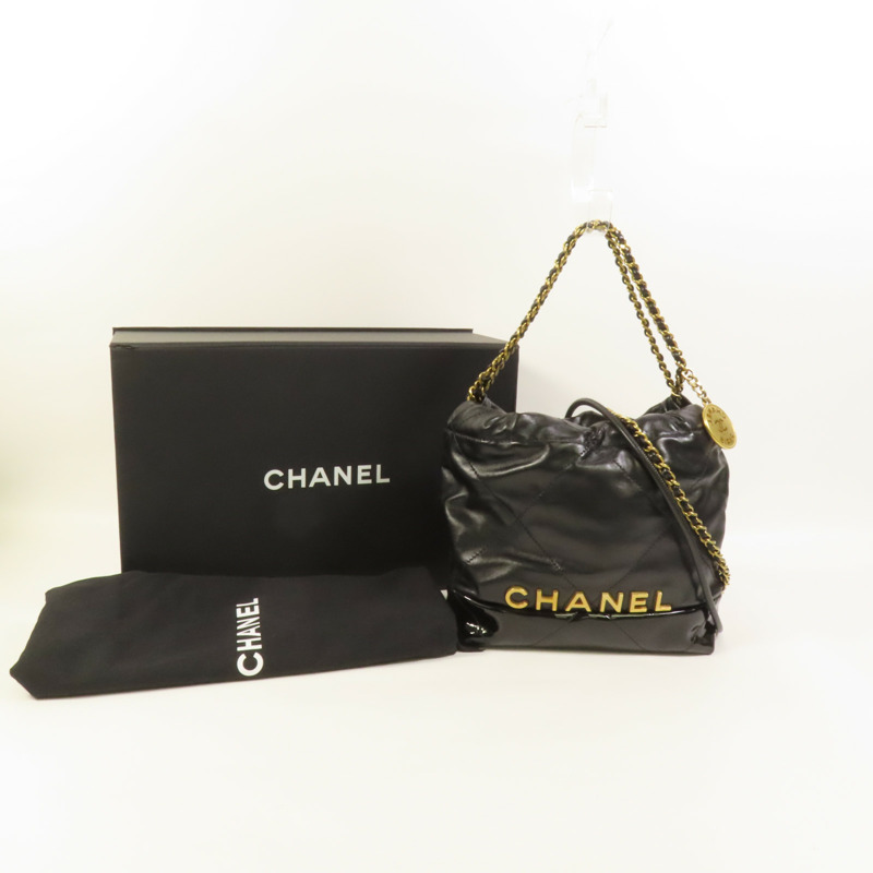 CHANEL Chanel 22 Mini金扣手挽肩背兩用袋-11