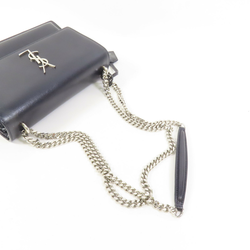 SAINT LAURENT 牛皮皮革Sunset Medium銀扣肩背袋-5