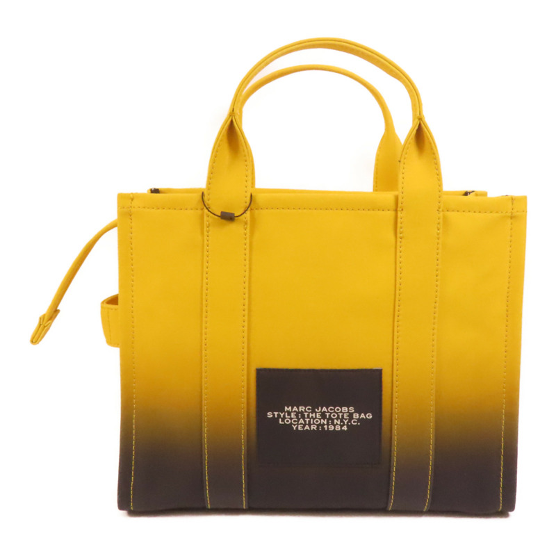 MARC JACOBS 帆布2 Way Shoulder銀扣手挽肩背兩用袋-1