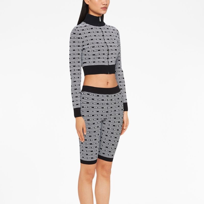 Miu Miu 女士 徽標休閒夾克IT-36 IT-38 IT-40碼-2