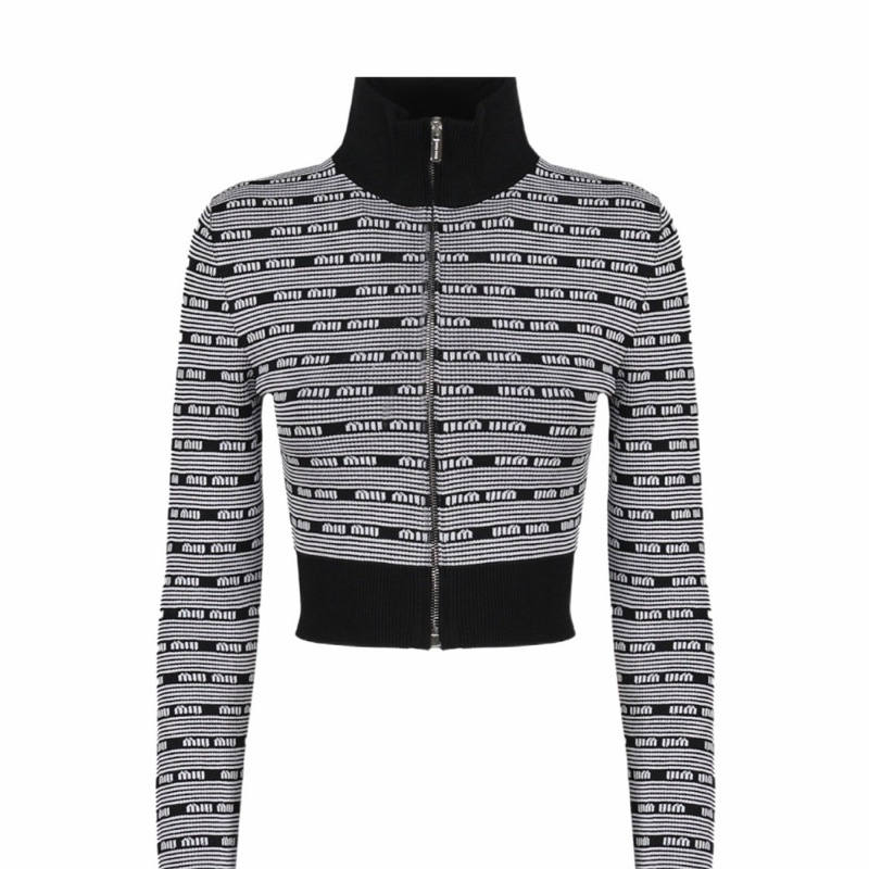 Miu Miu 女士 徽標休閒夾克IT-36 IT-38 IT-40碼-3