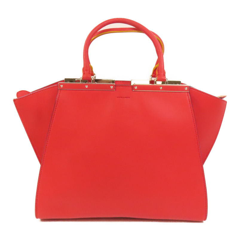 FENDI 牛皮皮革3 Jours銀扣手挽肩背兩用袋-1