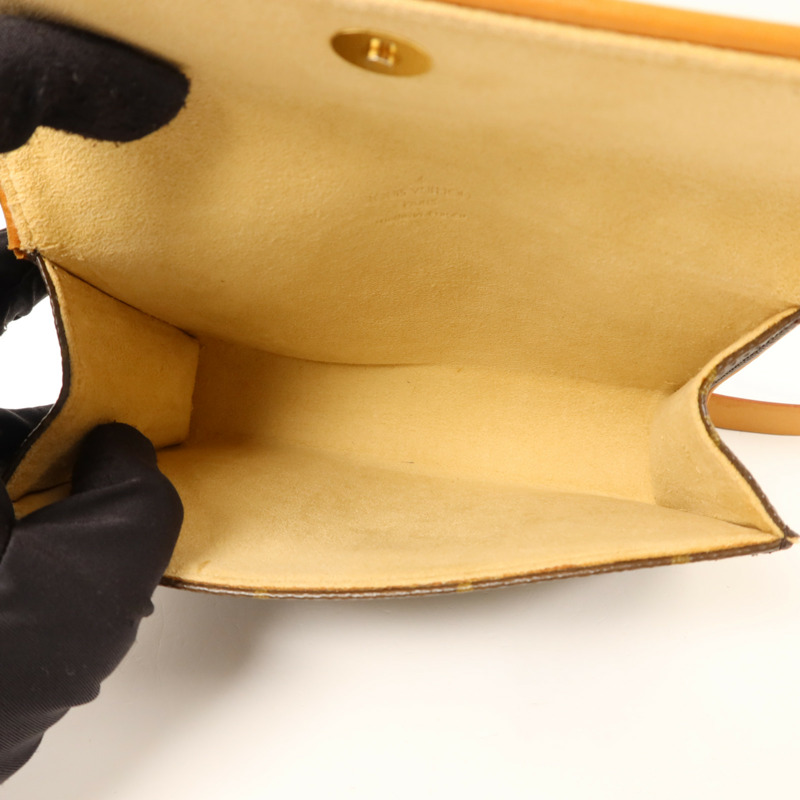 LOUIS VUITTON Monogram Pochette Florentine XS金扣腰包-5