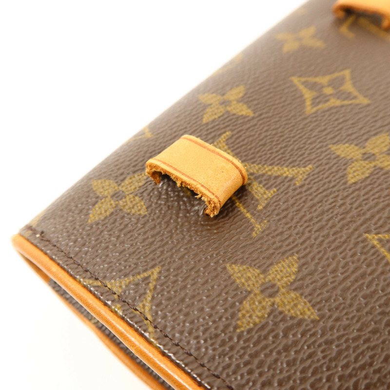 LOUIS VUITTON Monogram Pochette Florentine XS金扣腰包-14