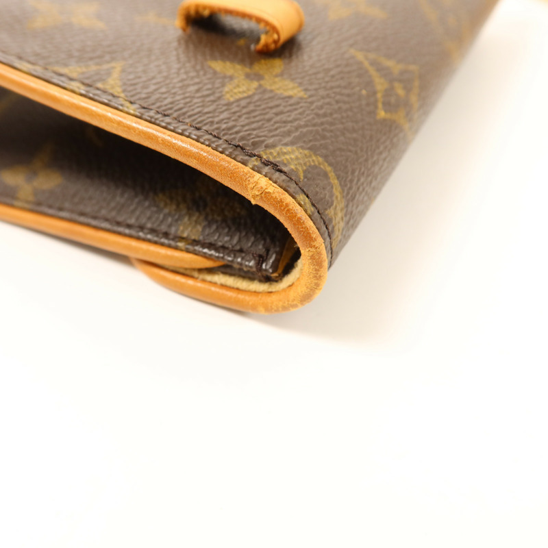 LOUIS VUITTON Monogram Pochette Florentine XS金扣腰包-15