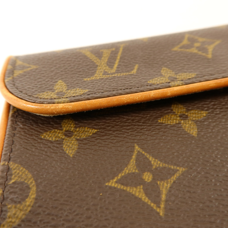 LOUIS VUITTON Monogram Pochette Florentine XS金扣腰包-20