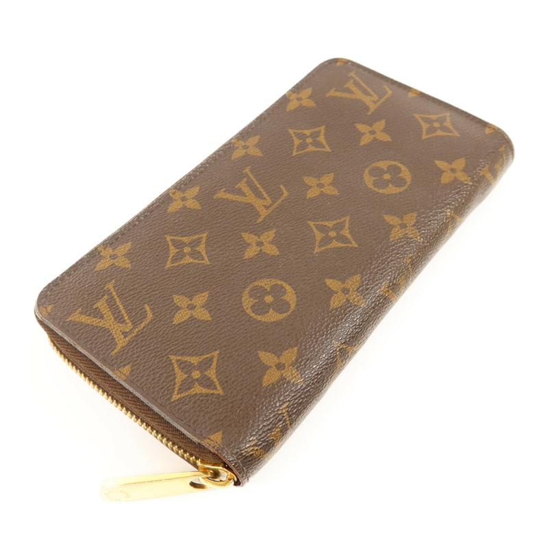 LOUIS VUITTON Monogram Zipper Long Wallet金扣拉長鏈錢包-2