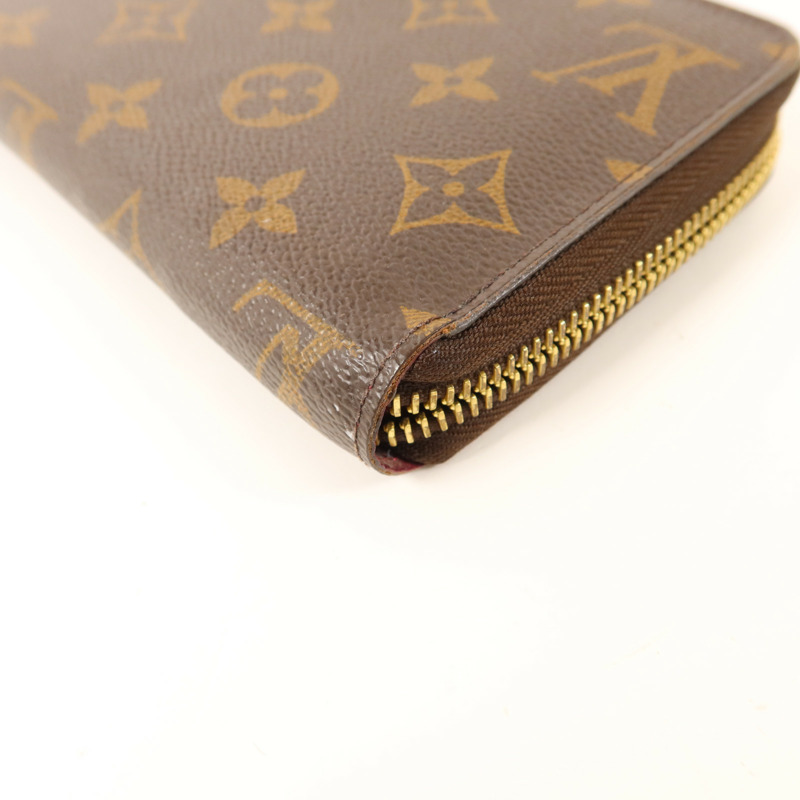 LOUIS VUITTON Monogram Zipper Long Wallet金扣拉長鏈錢包-11