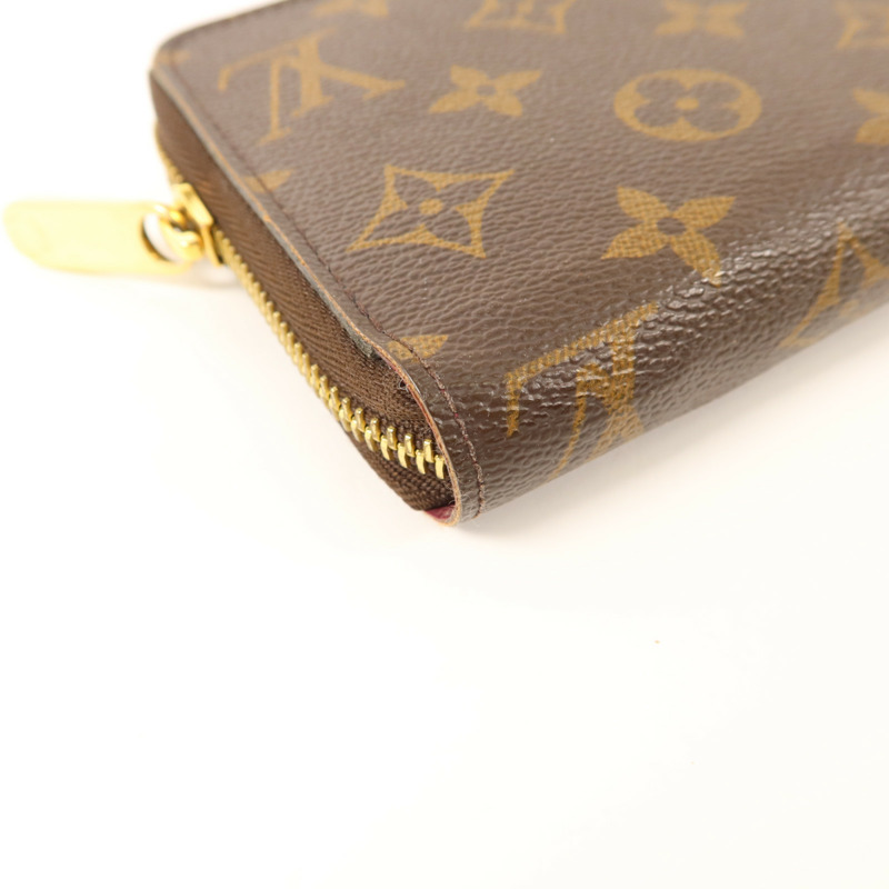 LOUIS VUITTON Monogram Zipper Long Wallet金扣拉長鏈錢包-12