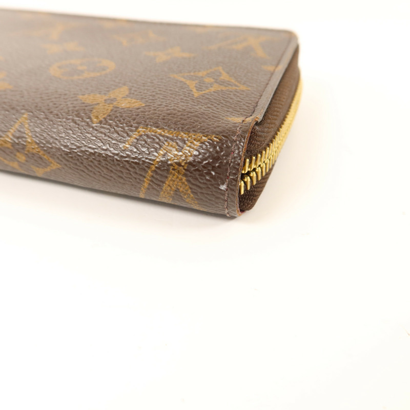 LOUIS VUITTON Monogram Zipper Long Wallet金扣拉長鏈錢包-13