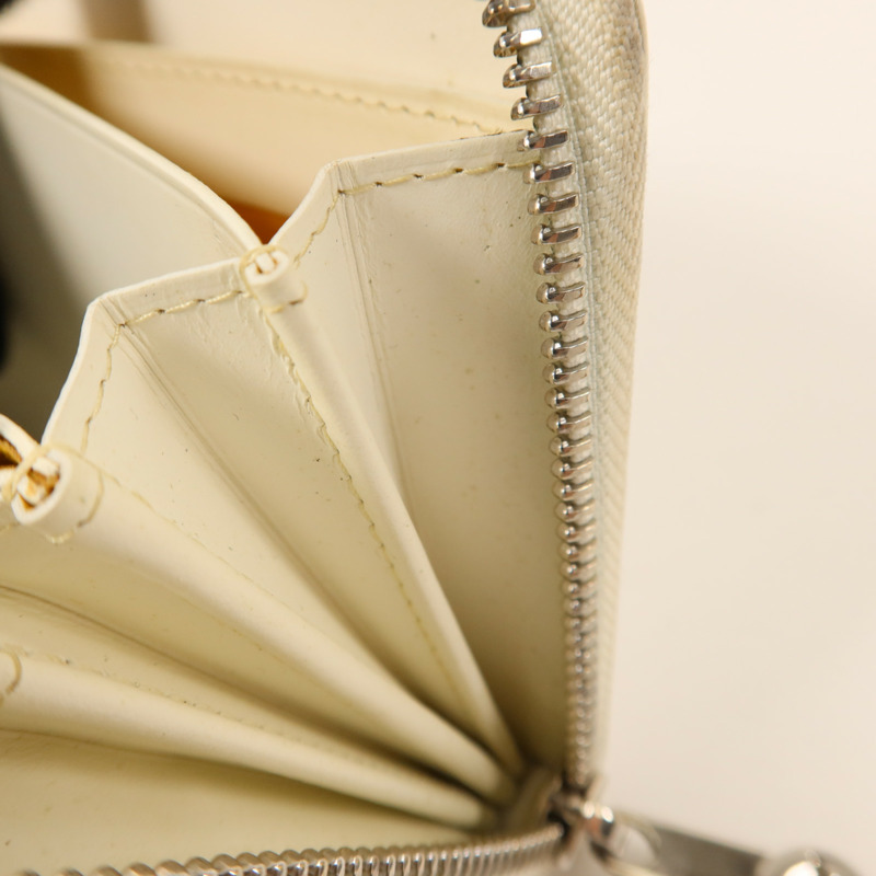 GOYARD 塗層帆布/牛皮皮革Matignon GM Wallet銀扣拉長鏈錢包-17