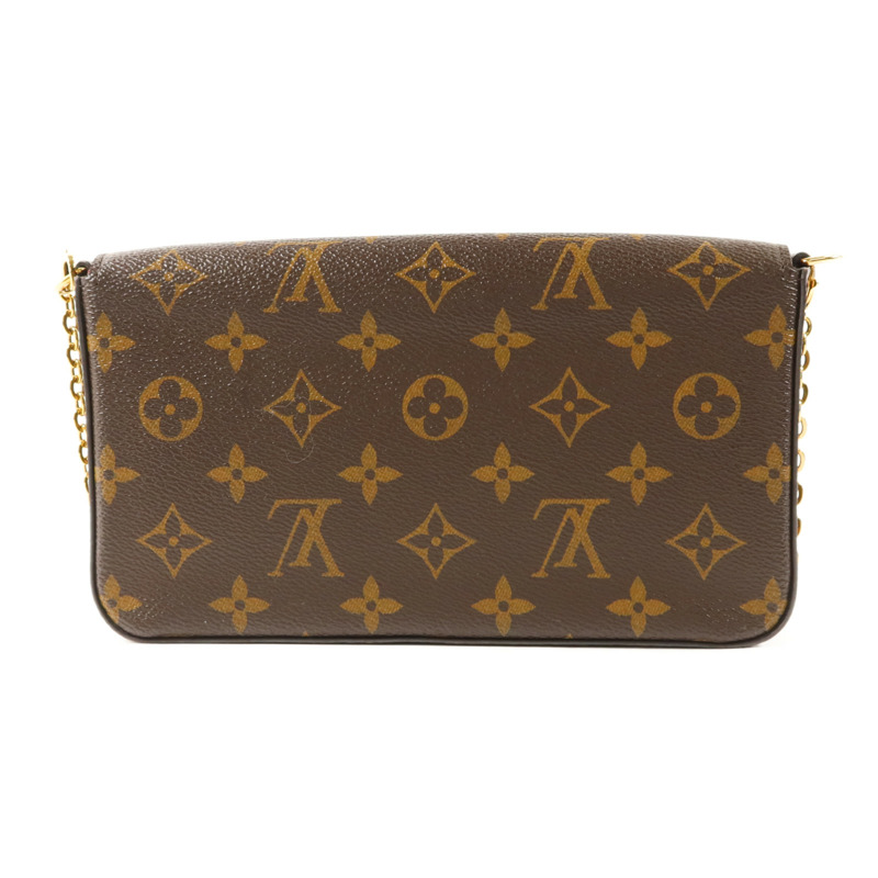 LOUIS VUITTON Monogram Pochette Felicie金扣鏈帶肩背袋-2