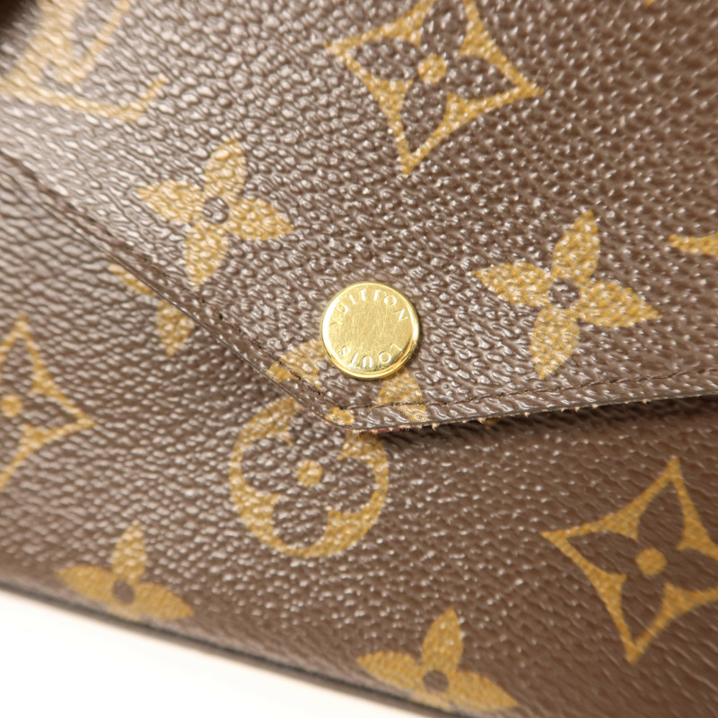 LOUIS VUITTON Monogram Pochette Felicie金扣鏈帶肩背袋-8