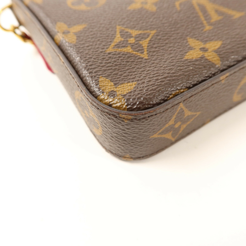 LOUIS VUITTON Monogram Pochette Felicie金扣鏈帶肩背袋-13