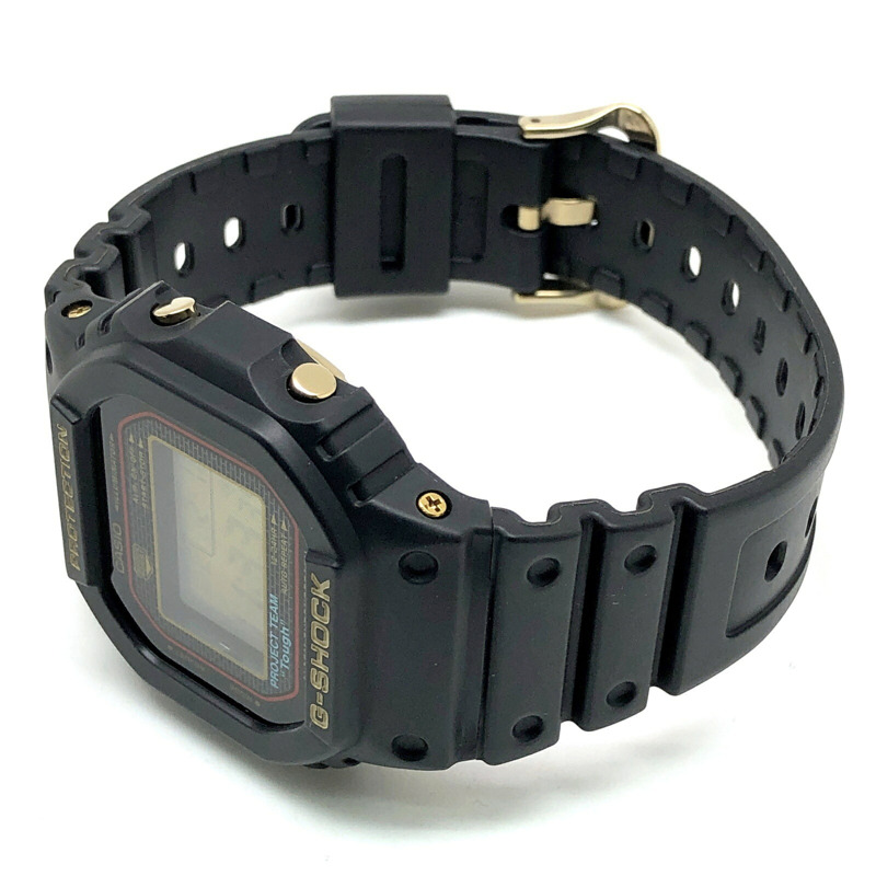 卡西歐 G-SHOCK DW-5025SP-1 25週年紀念腕錶,限量版(2008枚),PROJECT TEAM Tough Gold IP 旋入式後蓋,2008年5月發售,Mikunigaoka 商店-4