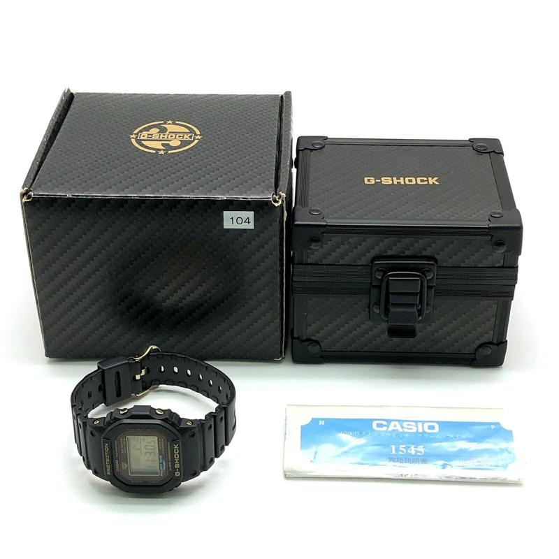 卡西歐 G-SHOCK DW-5025SP-1 25週年紀念腕錶,限量版(2008枚),PROJECT TEAM Tough Gold IP 旋入式後蓋,2008年5月發售,Mikunigaoka 商店-9