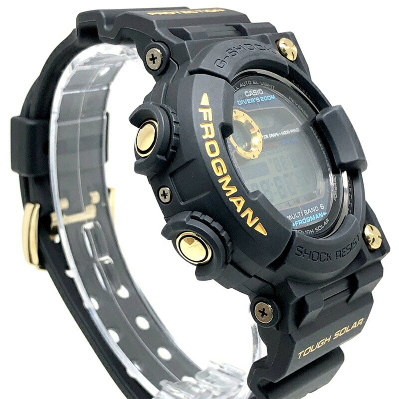 卡西歐 G-SHOCK FROGMAN GWF-1000G-1 電波太陽能手錶,黑金配色,2010 年 3 月發售,Mikunigaoka 店-1