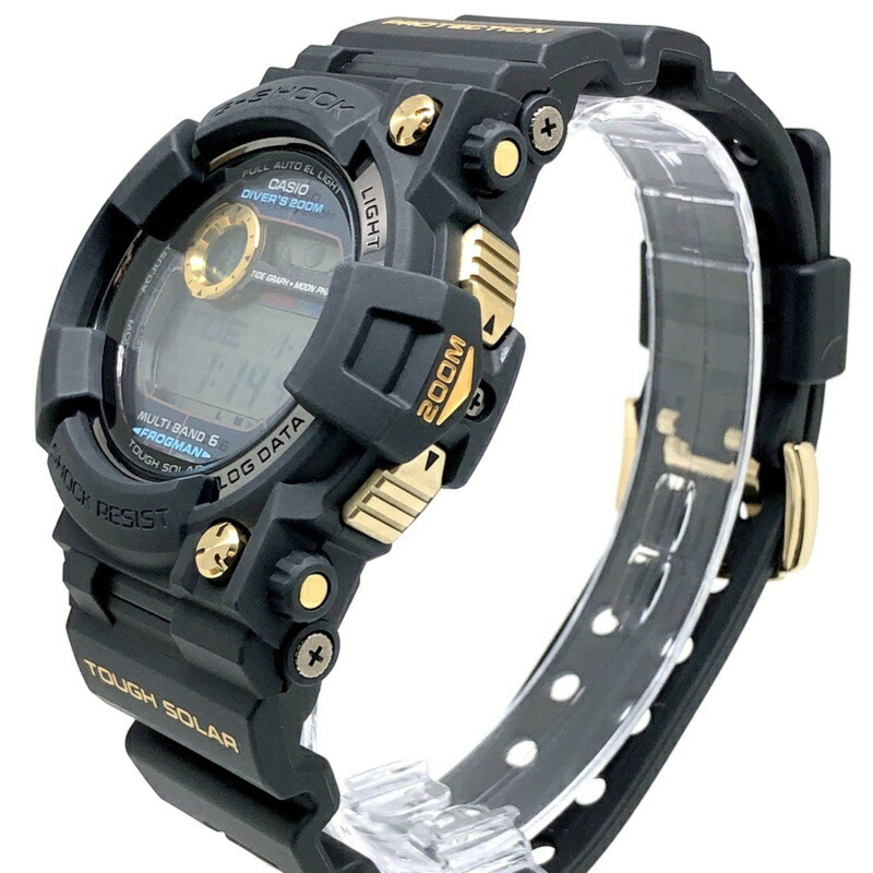 卡西歐 G-SHOCK FROGMAN GWF-1000G-1 電波太陽能手錶,黑金配色,2010 年 3 月發售,Mikunigaoka 店-2