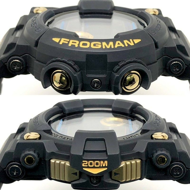 卡西歐 G-SHOCK FROGMAN GWF-1000G-1 電波太陽能手錶,黑金配色,2010 年 3 月發售,Mikunigaoka 店-5