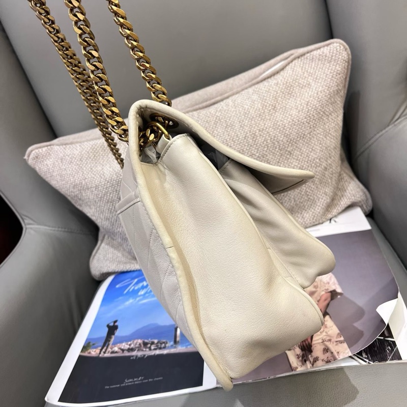 YSL聖羅蘭白金羊皮中號niki ,D扣-3