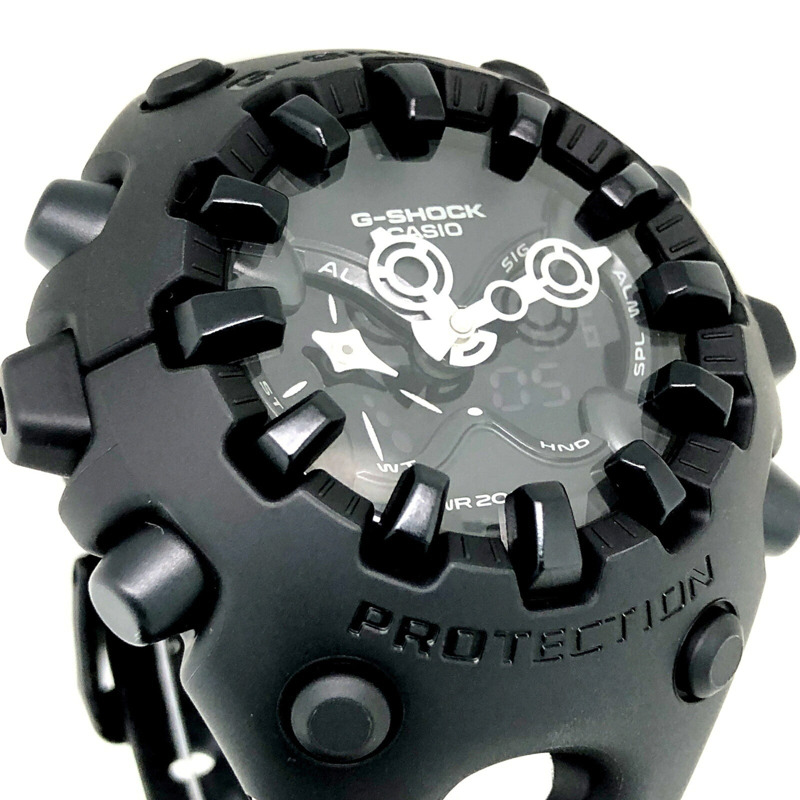 卡西歐 G-SHOCK GA-V01-1A 手錶，10 年電池壽命，有機設計，黑色，GA-V01 系列，2025 年 4 月發售，Mikunigaoka 商店-3