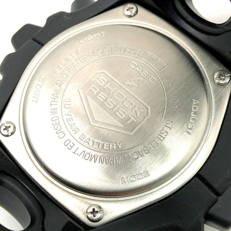 卡西歐 G-SHOCK GA-V01-1A 手錶，10 年電池壽命，有機設計，黑色，GA-V01 系列，2025 年 4 月發售，Mikunigaoka 商店-7