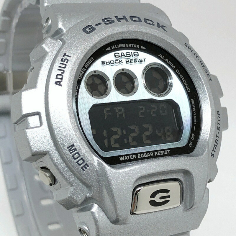 卡西歐 G-SHOCK DW-6930BS-8 手錶,2013 巴塞爾世界鐘錶珠寶展 30 週年紀念版,全球限量 5000 枚,銀色金屬錶殼搭配拉絲錶盤,5 月在 Mikunigaoka 門市發售-3
