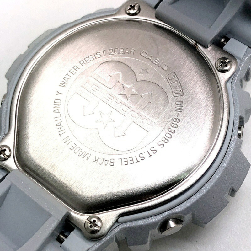 卡西歐 G-SHOCK DW-6930BS-8 手錶,2013 巴塞爾世界鐘錶珠寶展 30 週年紀念版,全球限量 5000 枚,銀色金屬錶殼搭配拉絲錶盤,5 月在 Mikunigaoka 門市發售-7