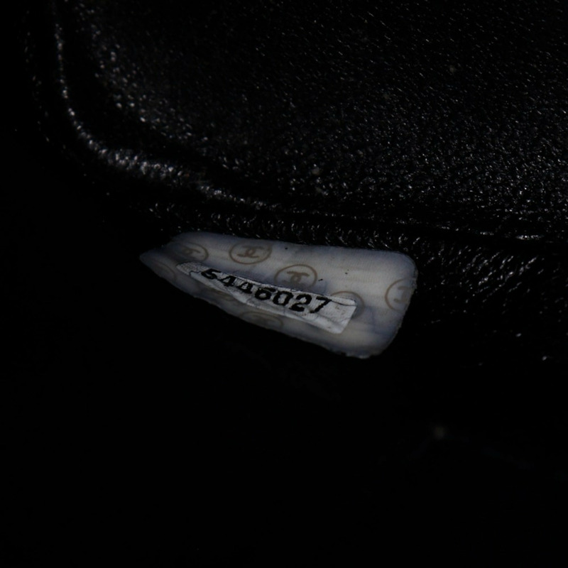 香奈兒復刻版手提包,Coco標誌,絎縫,A01804,魚子醬紋皮革,黑色,A5 Medallion手提包,女士-10