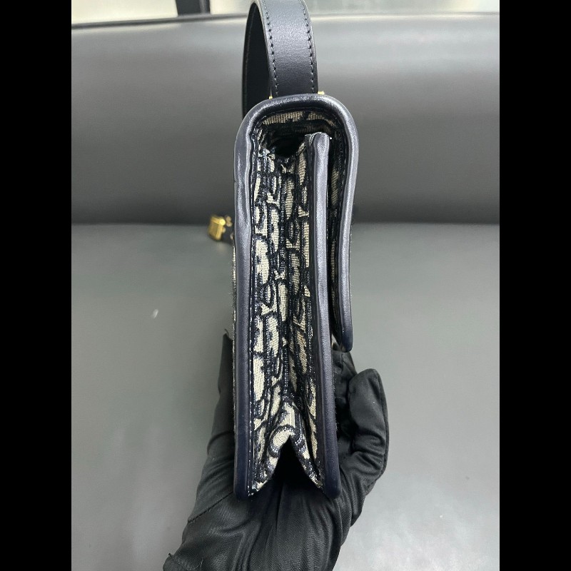 Dior Montaigne medium 
藍色老花 蒙田30中號-3