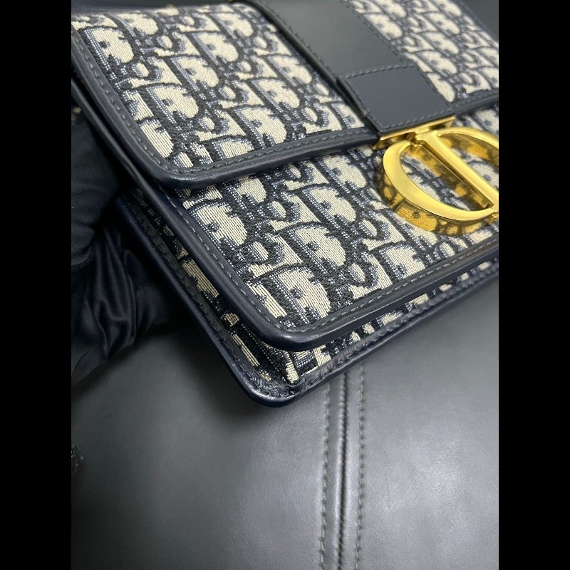 Dior Montaigne medium 
藍色老花 蒙田30中號-7