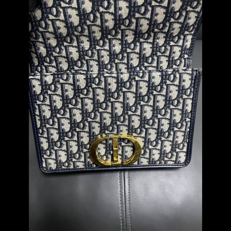 Dior Montaigne medium 
藍色老花 蒙田30中號-12