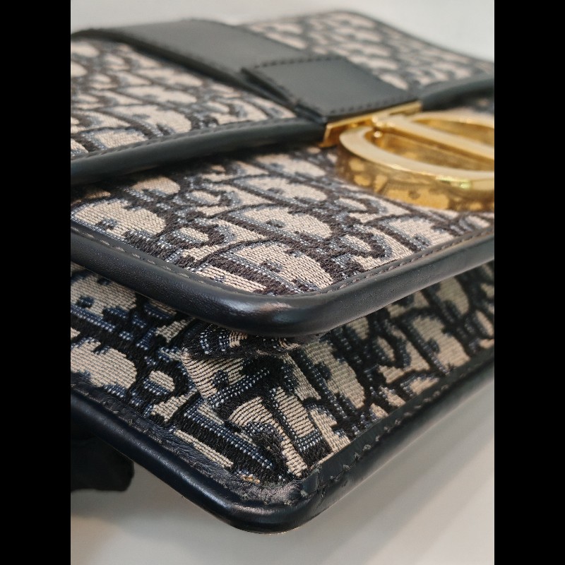 Dior Montaigne medium 
藍色老花 蒙田30中號-6