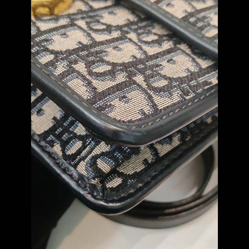 Dior Montaigne medium 
藍色老花 蒙田30中號-7