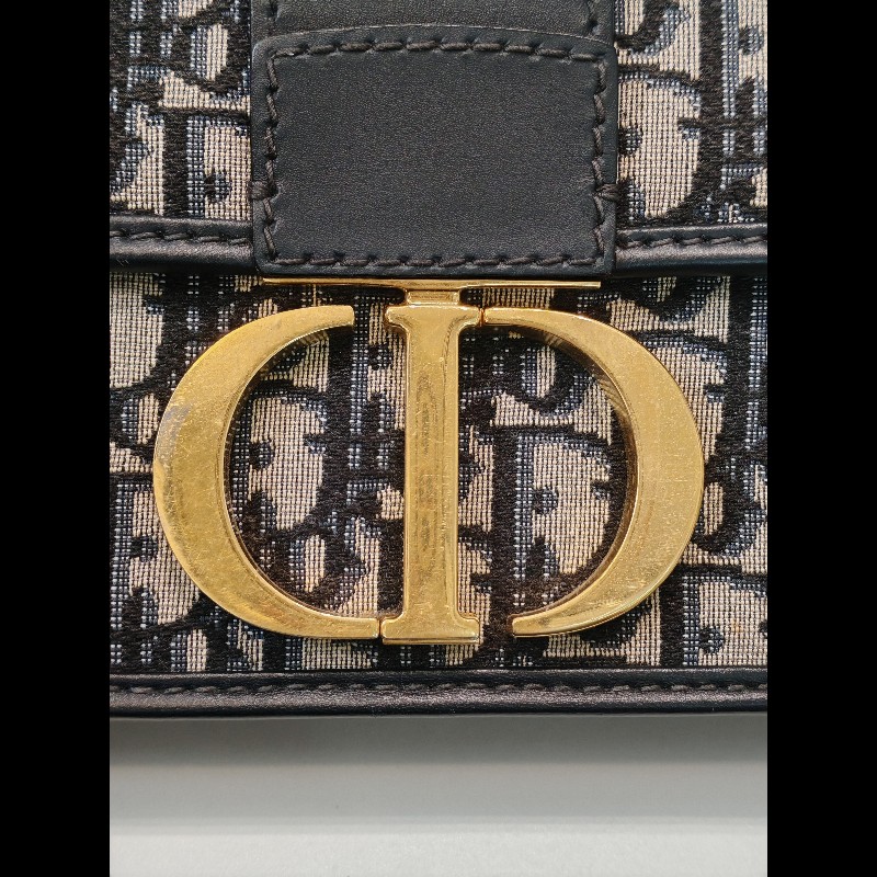 Dior Montaigne medium 
藍色老花 蒙田30中號-11