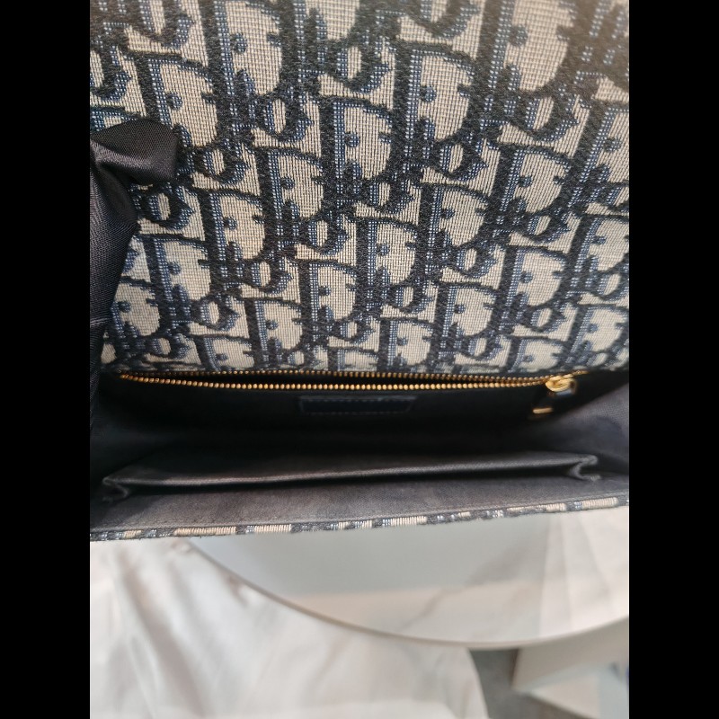 Dior Montaigne medium 
藍色老花 蒙田30中號-13