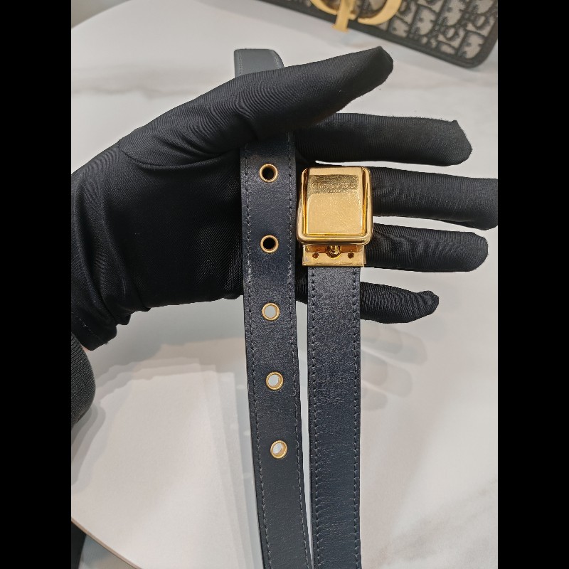 Dior Montaigne medium 
藍色老花 蒙田30中號-17