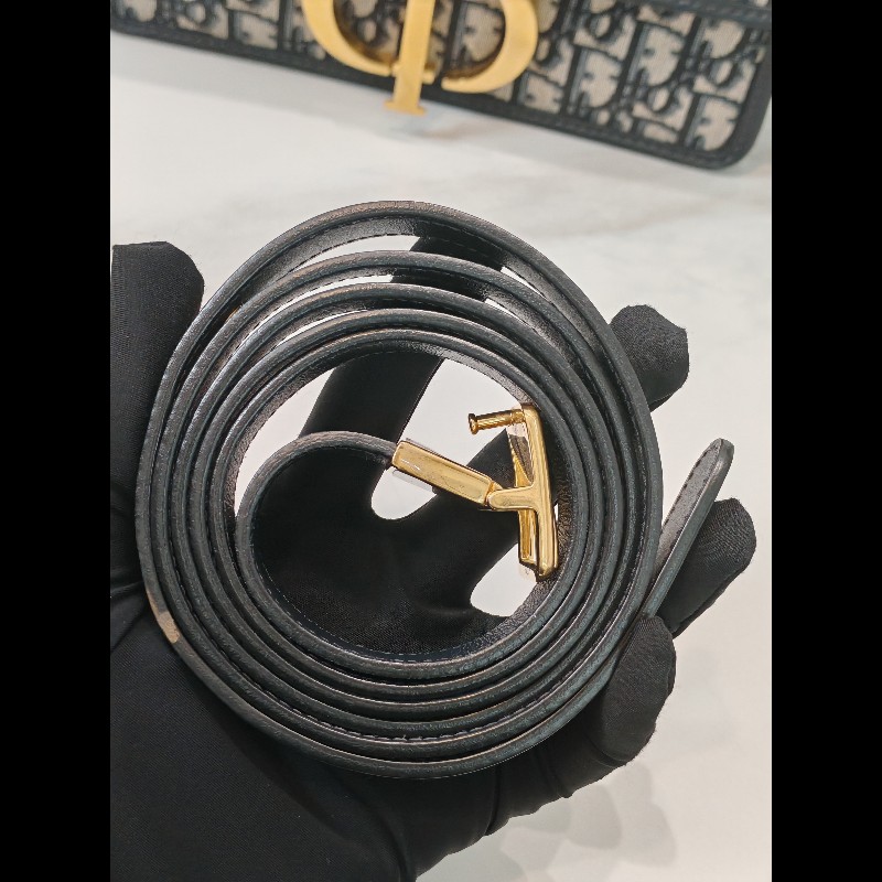 Dior Montaigne medium 
藍色老花 蒙田30中號-21