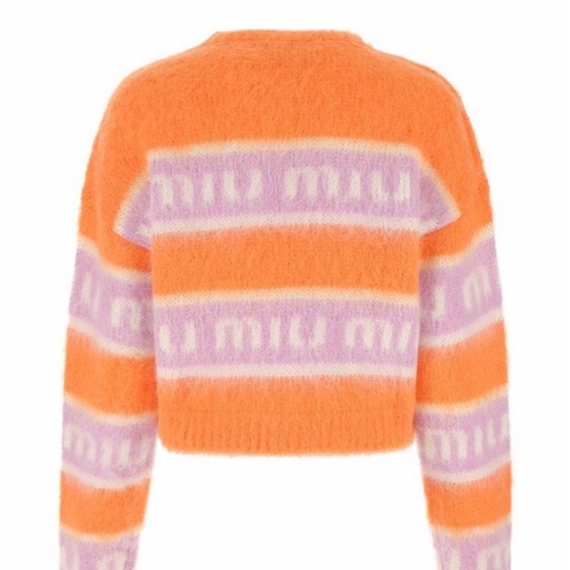 Miu Miu 女士 徽標針織毛衣IT-38碼-1