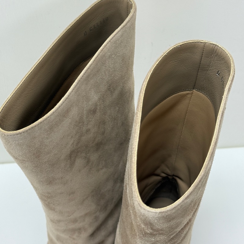 Chanel 拼接麂皮長靴-9