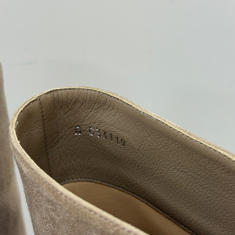 Chanel 拼接麂皮長靴-11